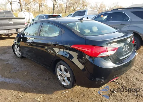 2013 Hyundai Elantra Gls z USA, uszkodzony, nr VIN 5NPDH4AE7DH416647